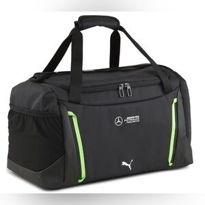 Puma Mercedes-AMG Petronas F1 Team Black/Neon Green Duffle Bag NWT Discontinued
